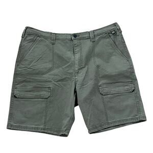 Wrangler Outdoor Men’s Cargo Shorts Size 38 Olive Green